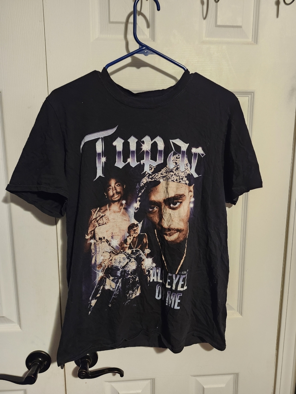 Tupac Graphic Tee - Black